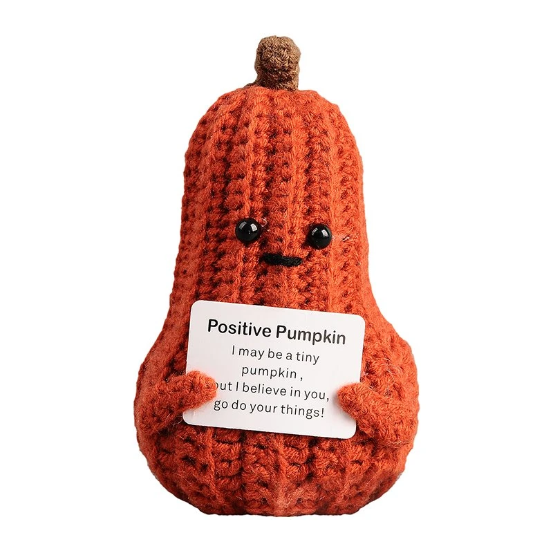 Crocheted Pumpkin Plush